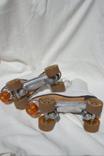 Load image into Gallery viewer, White Vintage Roller Skates