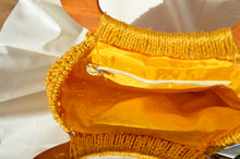 Load image into Gallery viewer, Yellow Straw Purse