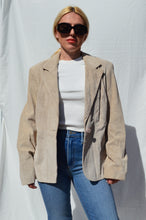 Load image into Gallery viewer, Beige Suede Blazer