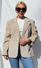 Load image into Gallery viewer, Beige Suede Blazer