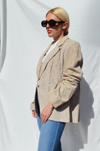 Load image into Gallery viewer, Beige Suede Blazer