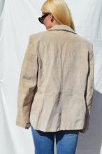 Load image into Gallery viewer, Beige Suede Blazer