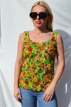 Load image into Gallery viewer, Floral 70s Top