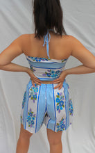 Load image into Gallery viewer, Jane Top & Zephyr Shorts- Blue Floral