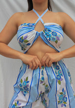 Load image into Gallery viewer, Jane Top & Zephyr Shorts- Blue Floral