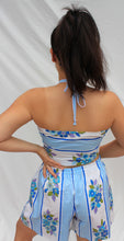 Load image into Gallery viewer, Jane Top & Zephyr Shorts- Blue Floral