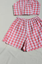 Load image into Gallery viewer, Rodi Top and Zephyr Shorts - Pink Plaid