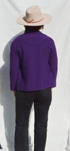 Load image into Gallery viewer, Purple Wool Cardigan