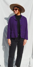 Load image into Gallery viewer, Purple Wool Cardigan
