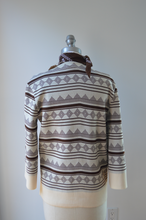 Load image into Gallery viewer, Brown and Creme Top