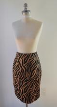 Load image into Gallery viewer, Fuzzy Zebra Print Skirt