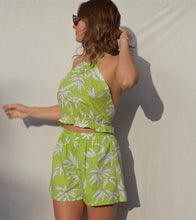 Load image into Gallery viewer, Gigi Top and Zephyr Shorts Set - Green Floral