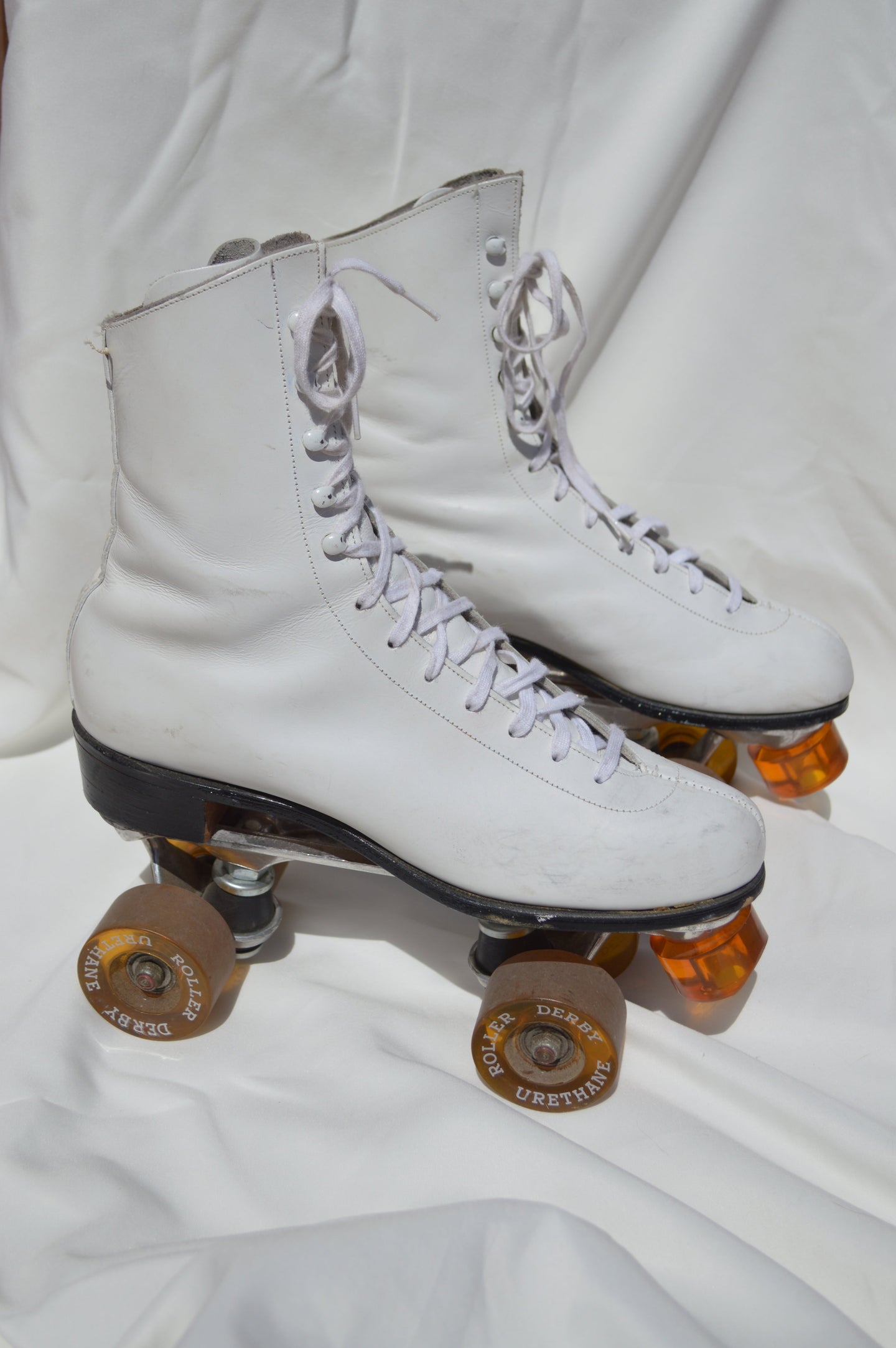White Vintage Roller Skates
