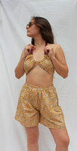 Load image into Gallery viewer, Jane Top &amp; Zephyr Shorts- Brown Floral
