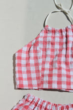 Load image into Gallery viewer, Rodi Top and Zephyr Shorts - Pink Plaid
