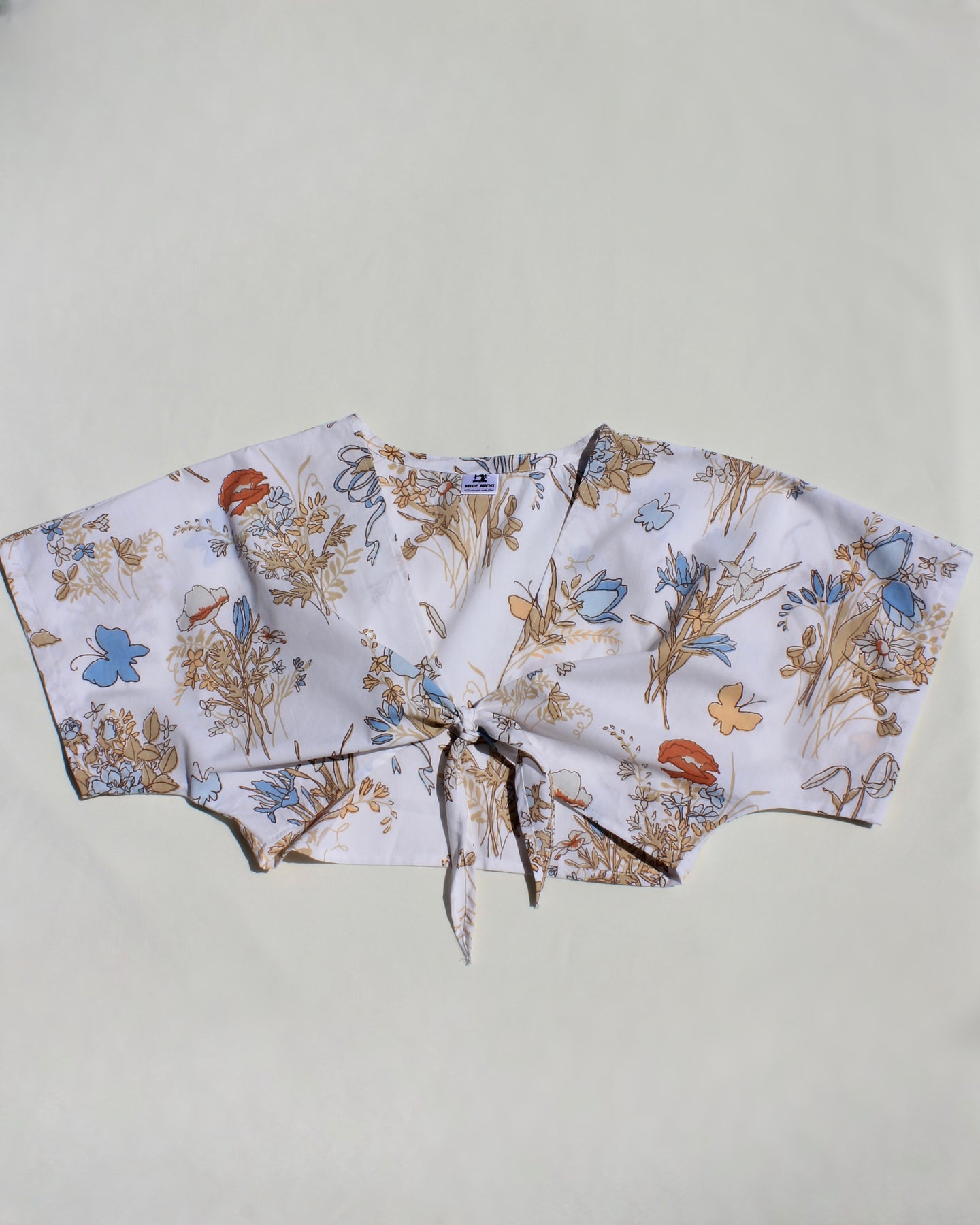 Maple Tie Top - Earth Floral